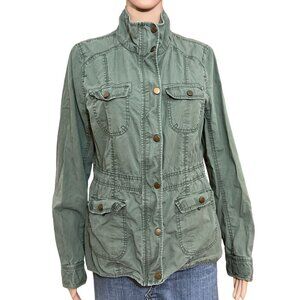 St John's Bay Cargo Army Green Jacket Size Medium